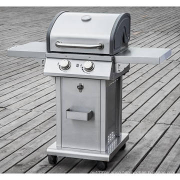 CSA Approved 2 Burner Outdoor Gas Barbecue Grill for Sale